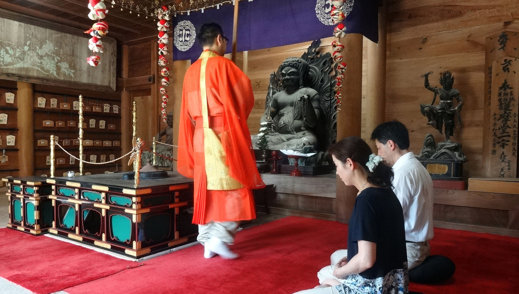 清水寺での座禅