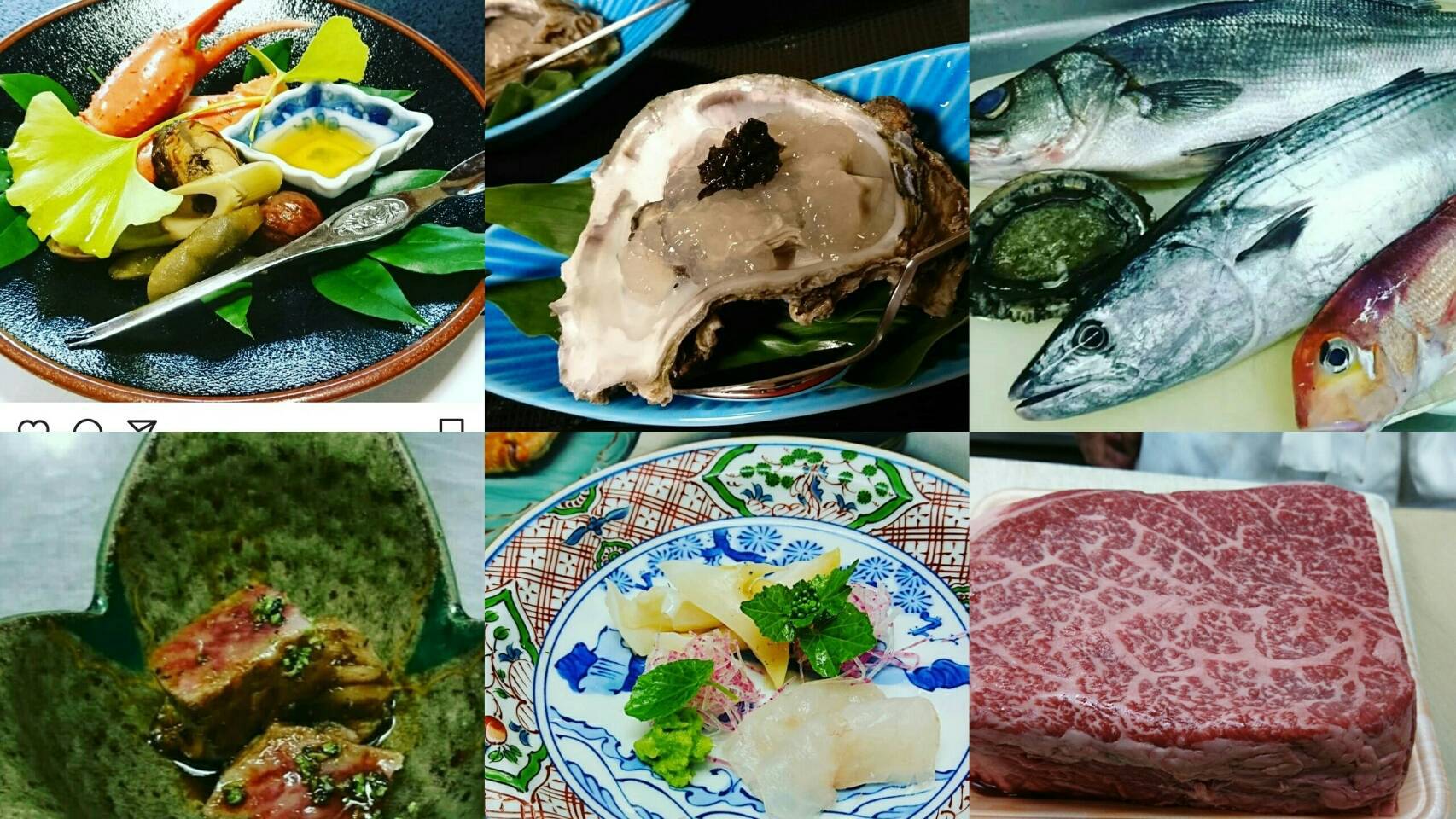 おまかせ会席プラン夕食の一例