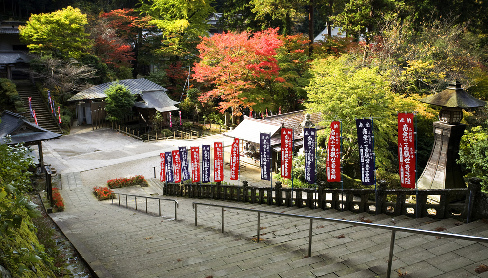 清水寺境内の大段々