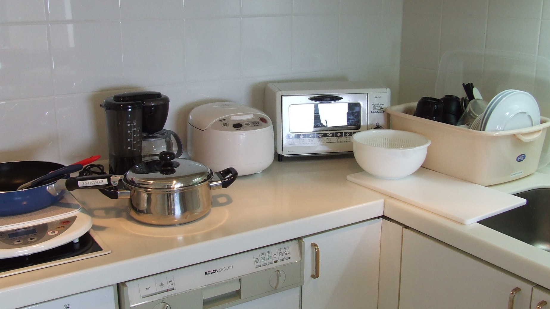 キッチンセット（調理器具一式）レンタル有料