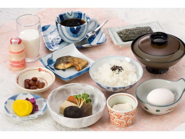 朝食例（¥500税込）です。おすすめ