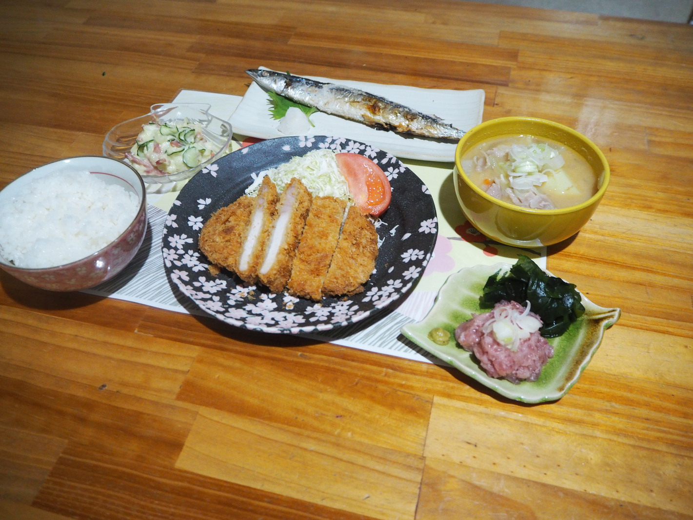 夕食