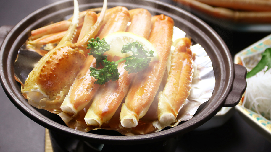 【焼きがに】アッツアツの焼き立てが最高！