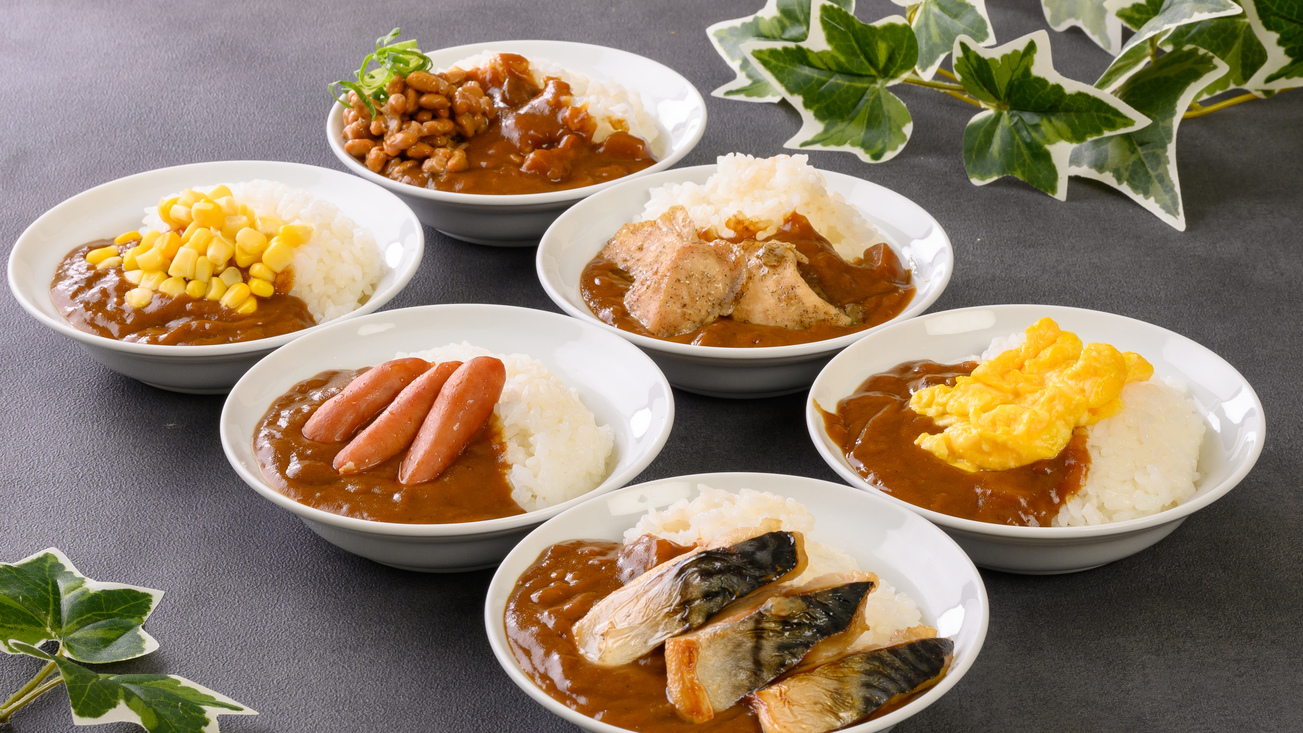 【朝食】カレーご自由にアレンジしていただけます。