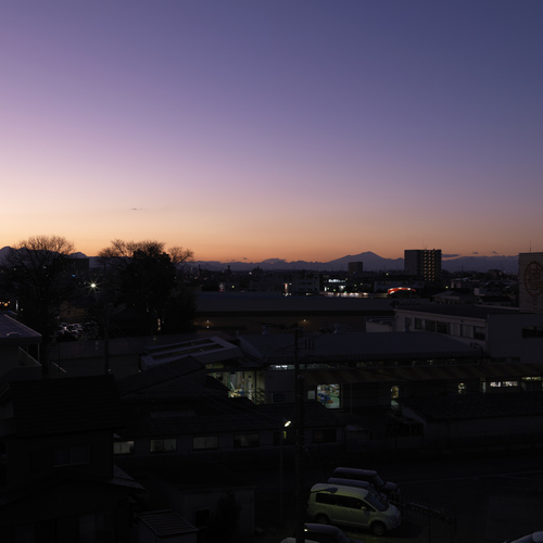 【周辺風景】晴れた日には赤城・秩父の山が周囲に見渡せます。