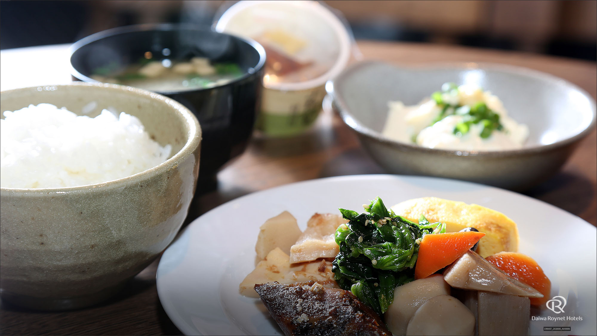 朝食バイキング一例