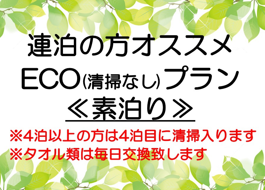 ecoプラン素泊り