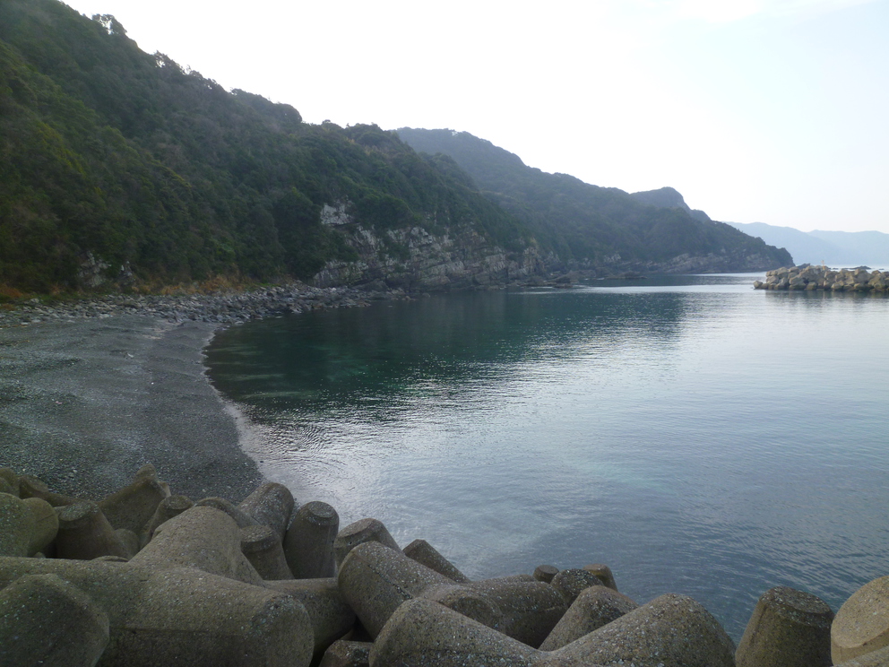 大江漁港の風景（平野屋旅館・食事処「辨」から１５０メートル）