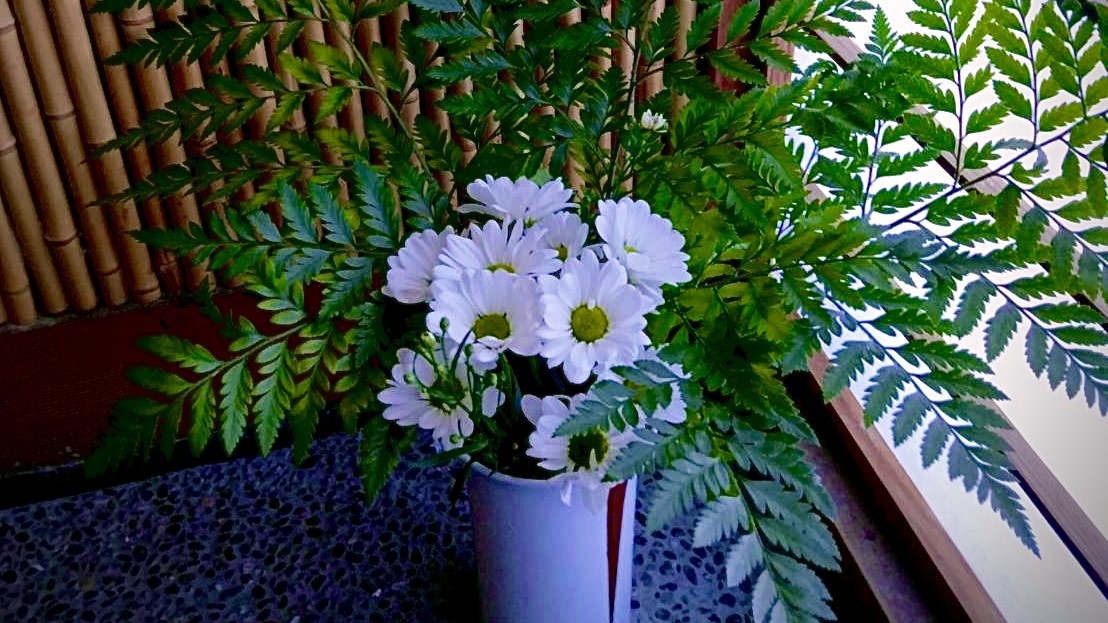 お手洗いお花