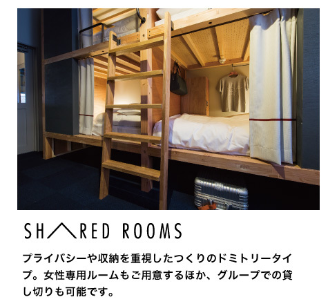 shared rooms