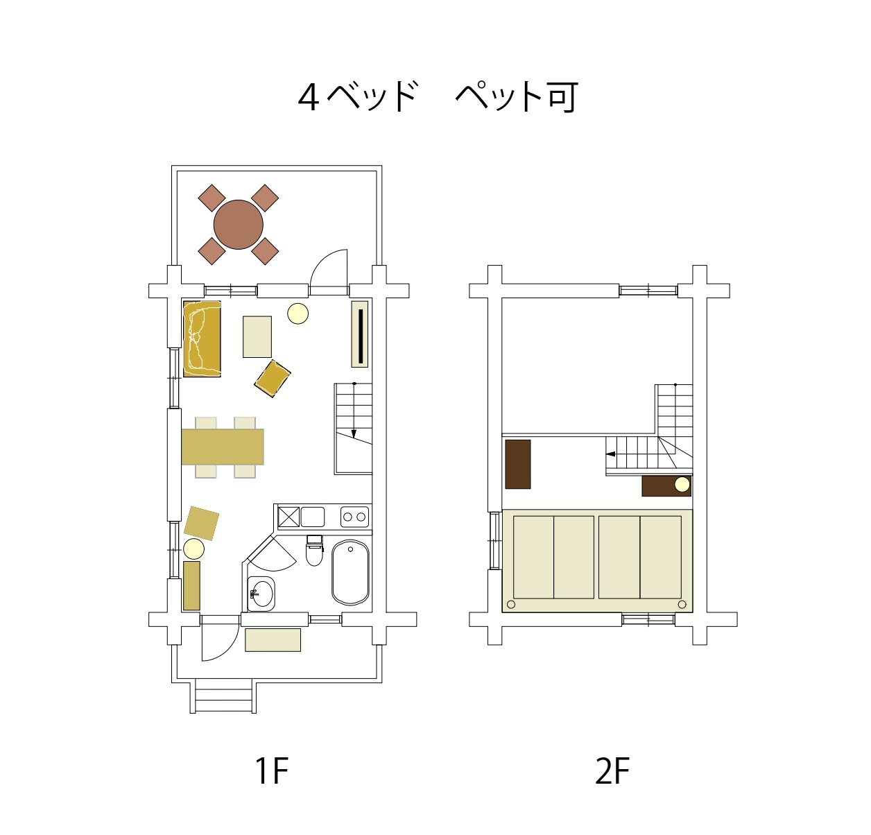 4ベッドペット可間取り図