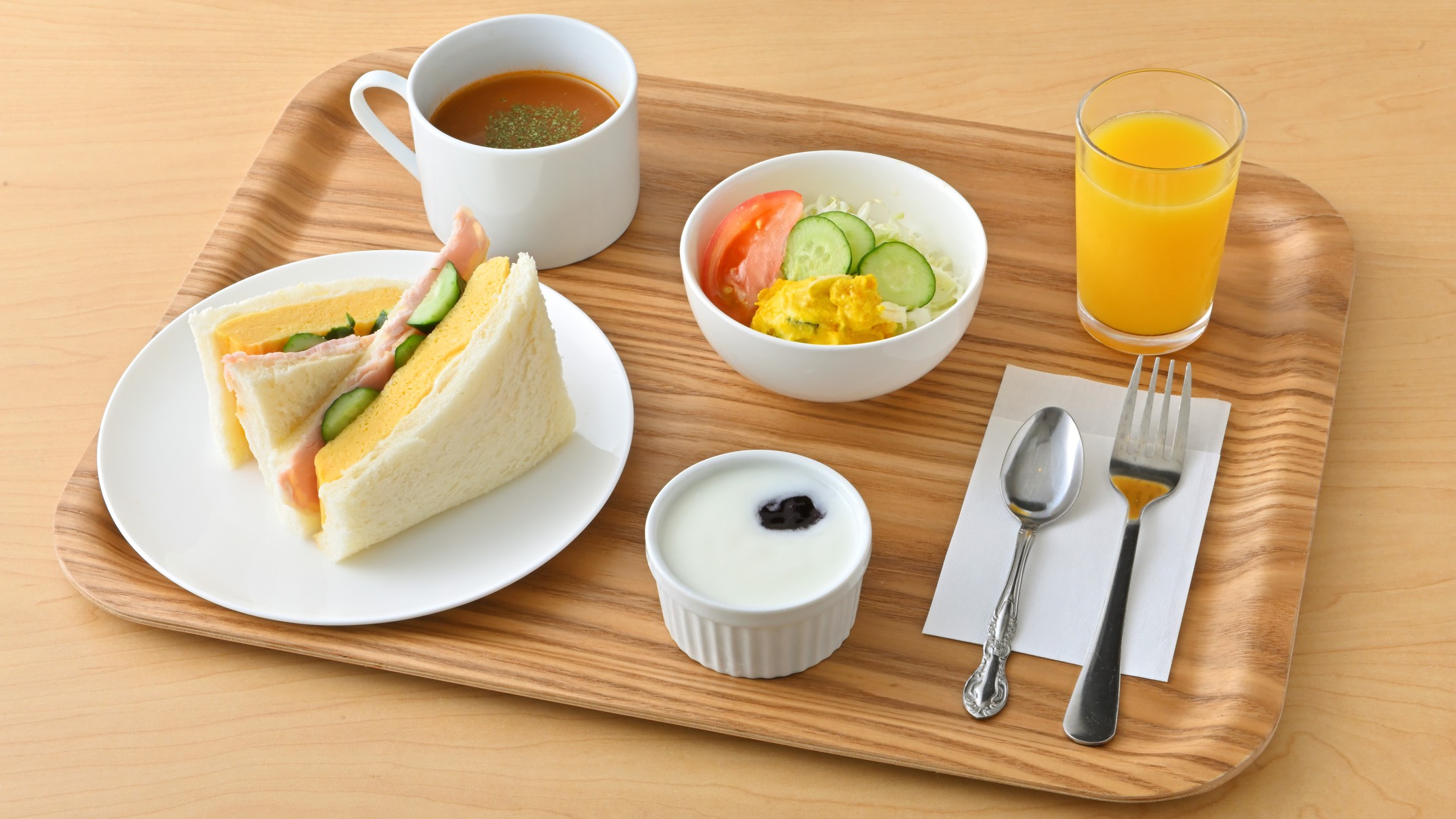 ご朝食/サンドウィッチ｜具材は日替わり♪