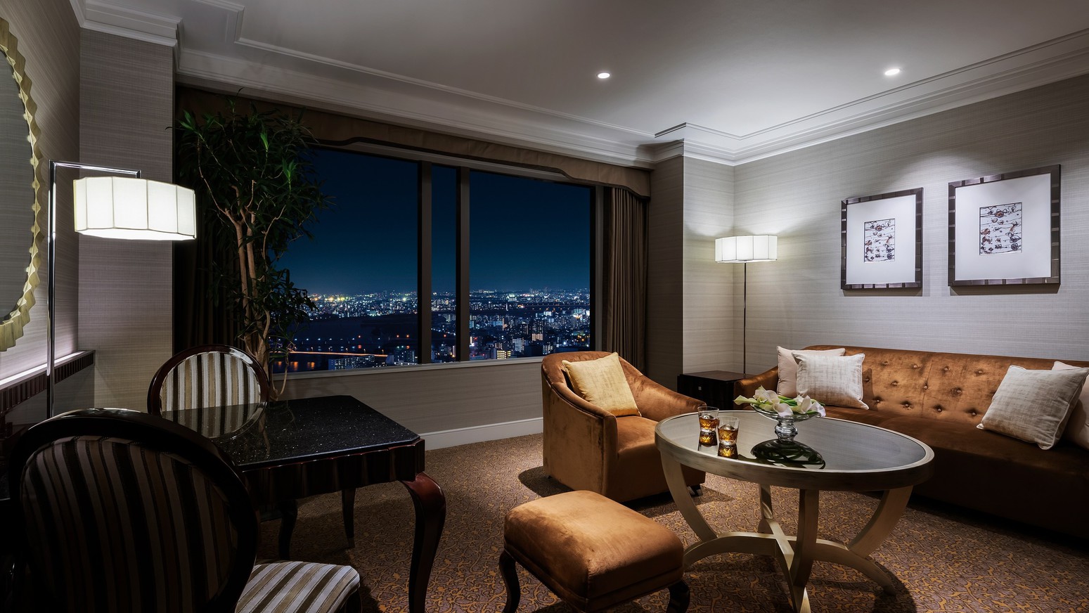 【ラグジュアリーフロア】ラグジュアリージュニアスイート（67.1平米・リビングスペース）