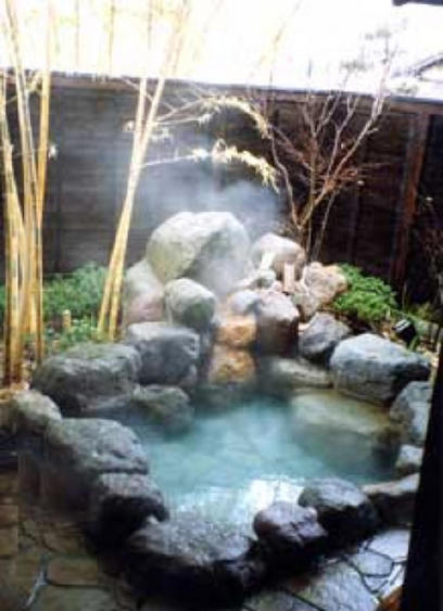 竹の露天風呂