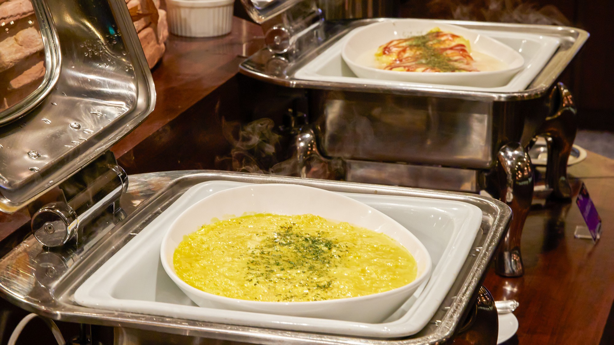 【レストランCARNIVAL  朝食】ふわふわとろとろ食感をお楽しみください。
