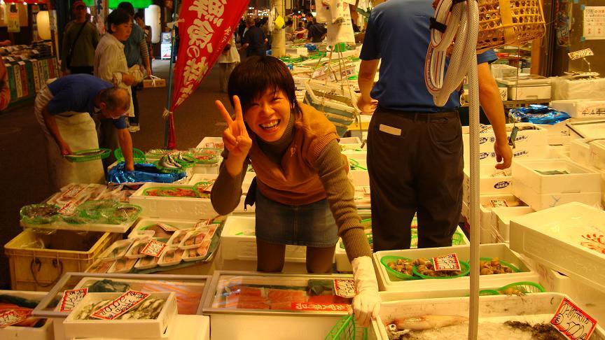 近江町魚屋「大助」の看板娘？？