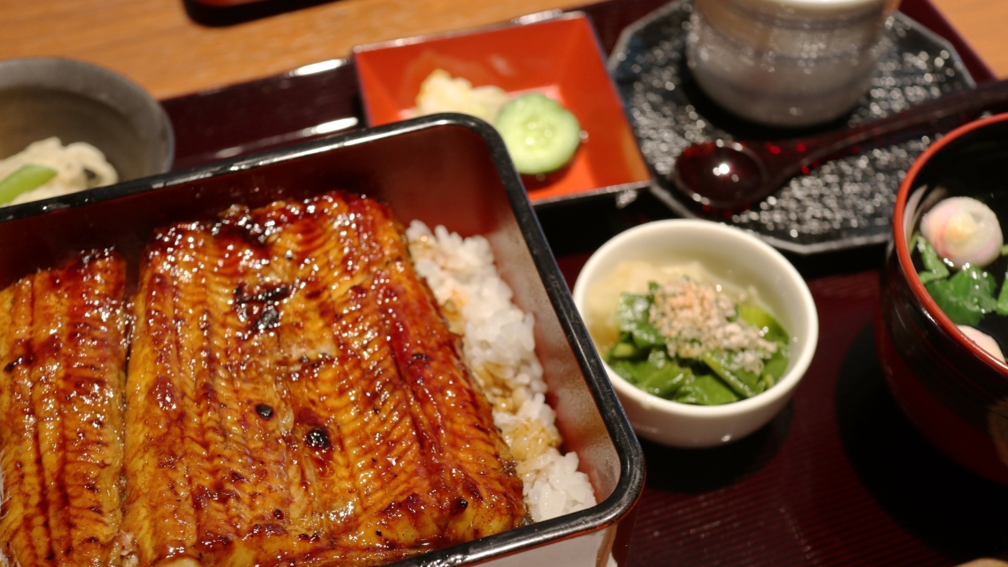 うなぎ徳さんの料理メニュー例