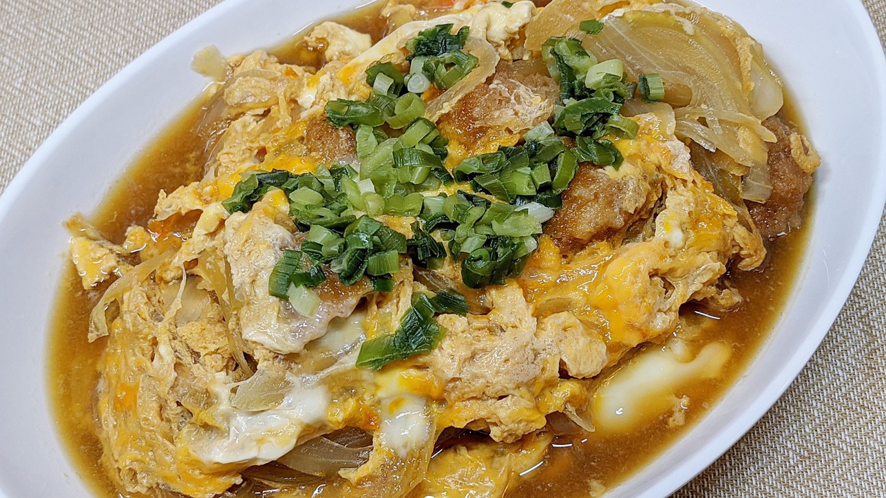 朝食スタッフおすすめ息子も大好きカツ煮