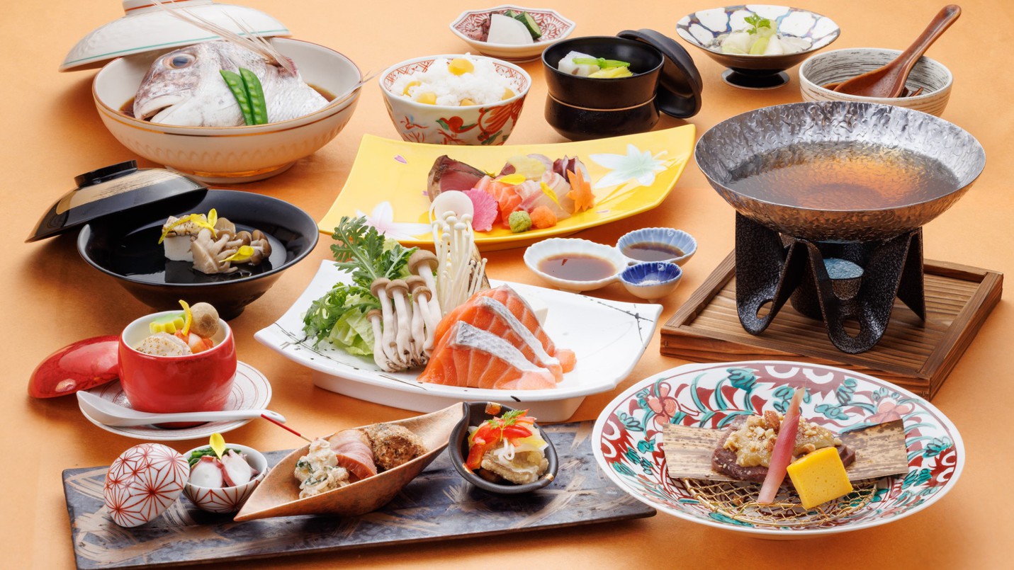 【朝・夕食付】旬の食材で四季を楽しむ！〜秋会席コース付プラン〜】