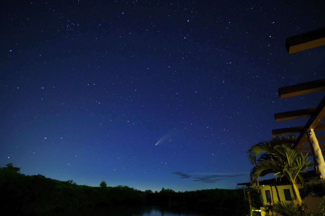 テラスからの星空0714