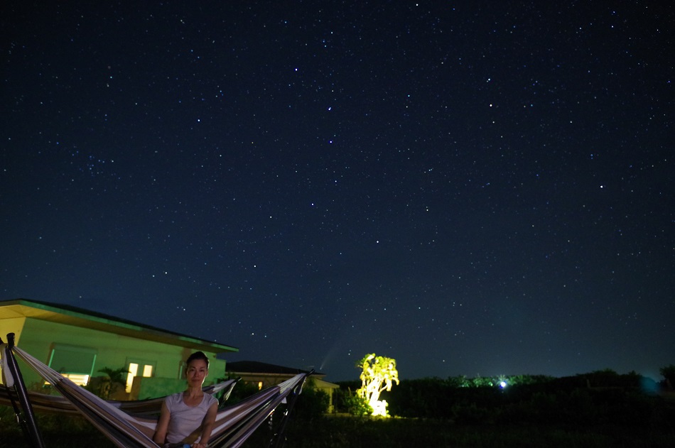 星空テラスから