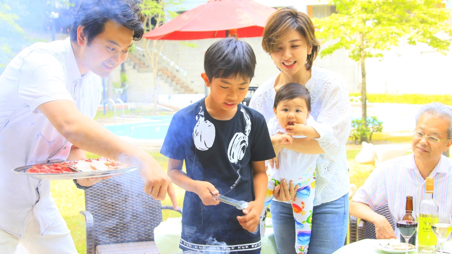 今年も登場！大人数でのご旅行に人気のガーデンBBQプラン（夏季限定）
