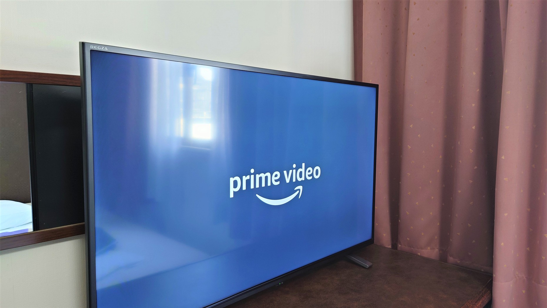 ツインルームはテレビでprimeVideoも！