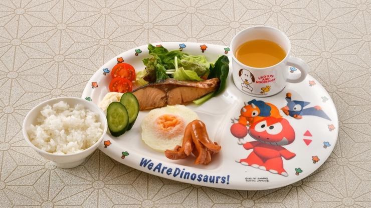 *【朝食】幼児用のワンプレートのご朝食。