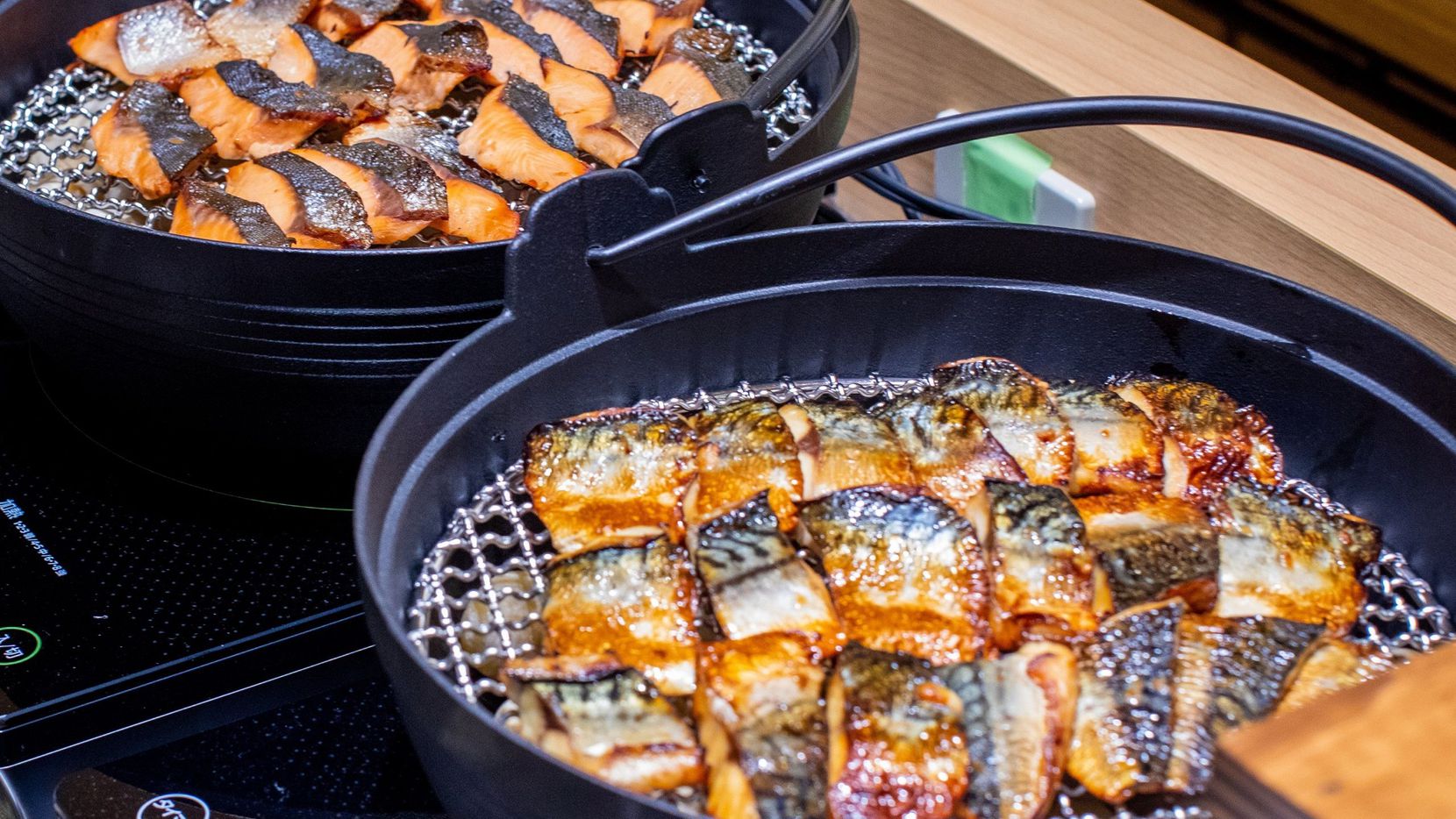 50種類の朝食バイキング「焼き魚」