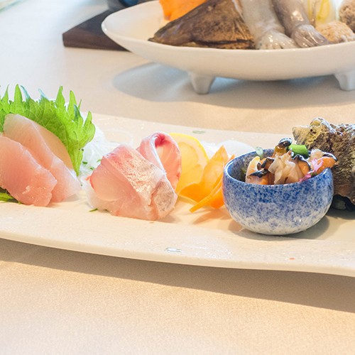 *【お料理】夕食：海ひかりのお刺身