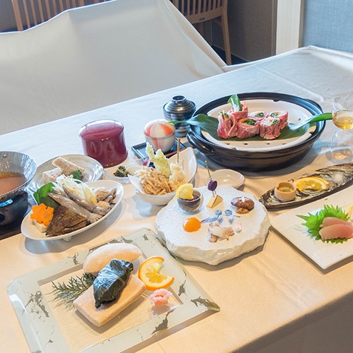 *【お料理】夕食：海ひかりプラン一例♪