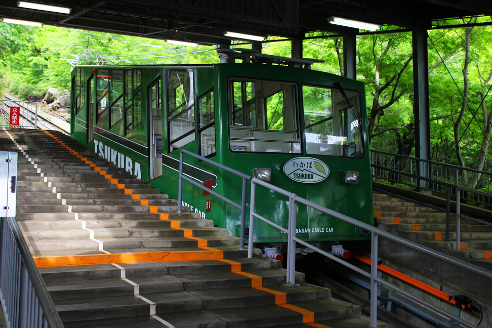 筑波山のケーブルカー