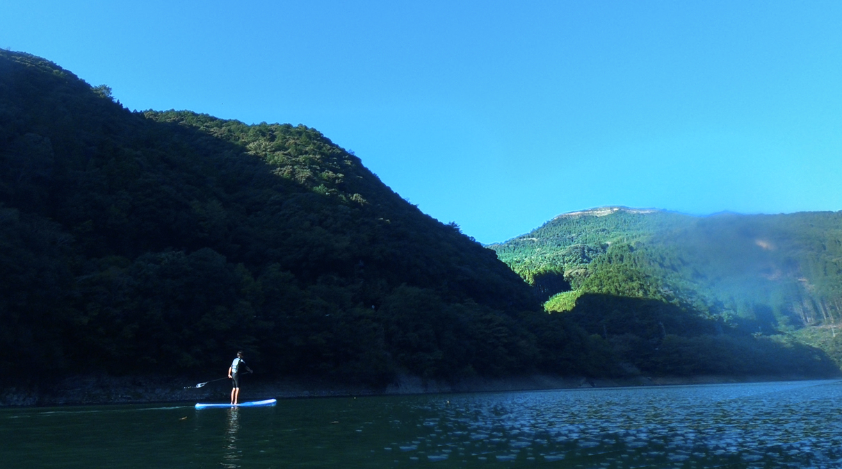 市房ダムSUP