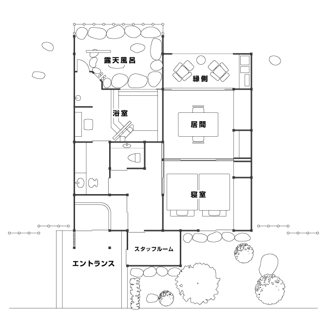 客室 間取図