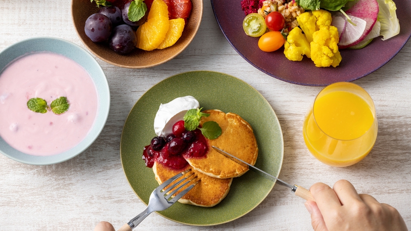 Breakfast Buffet Western Close-up Image