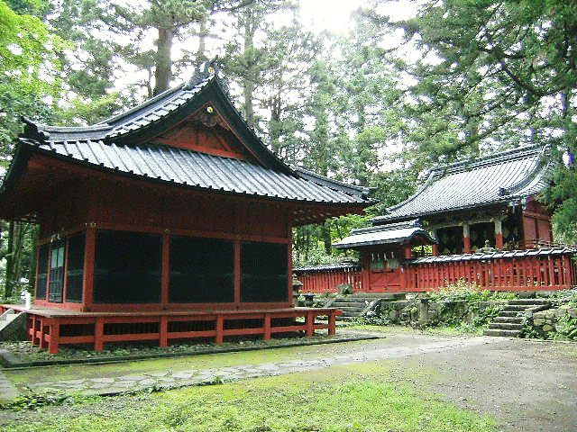 日光世界遺産：本宮神社：拝殿：本殿