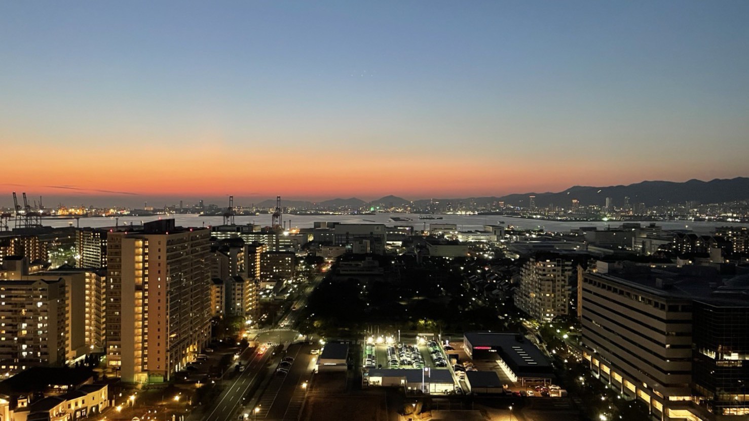 お部屋からの景色(神戸港側)(イメージ)