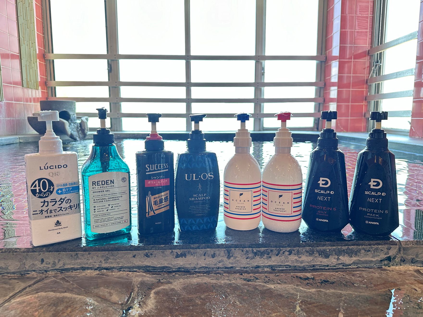 シャンプーバー（男性大浴場）