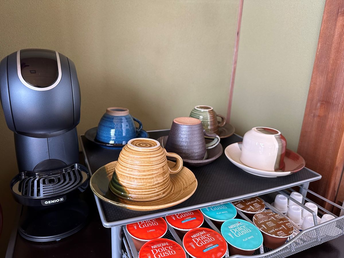 客室内コーヒーマシン