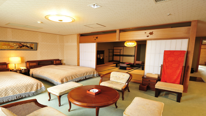 和洋室（12.5畳＋ツインベッド）