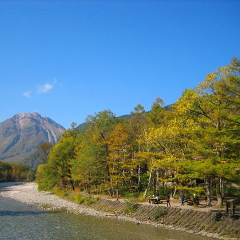 秋の上高地