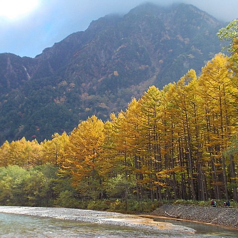 秋の上高地