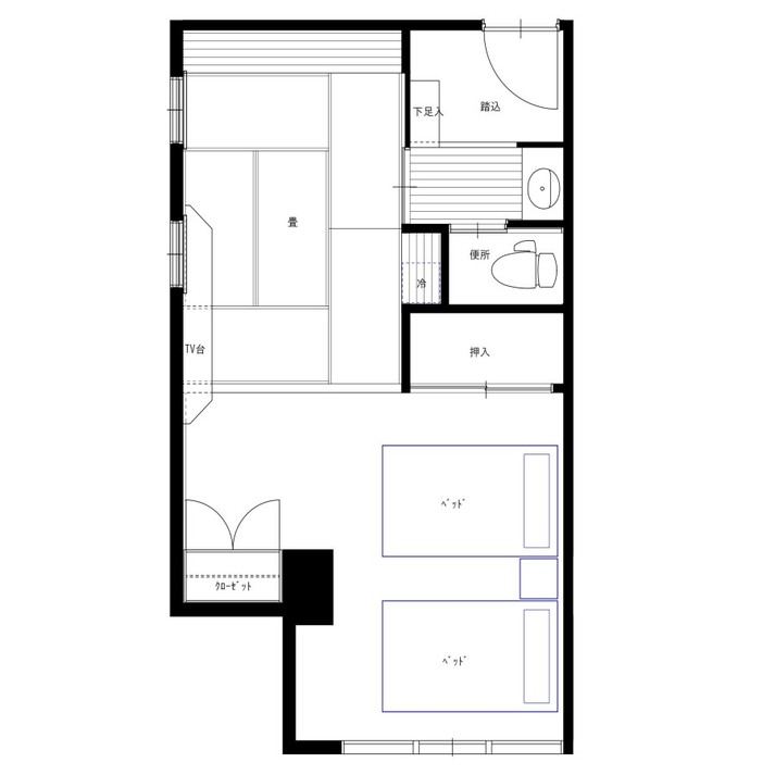 リニューアル新館3階和洋室ツイン