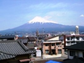 客室からの富士山展望