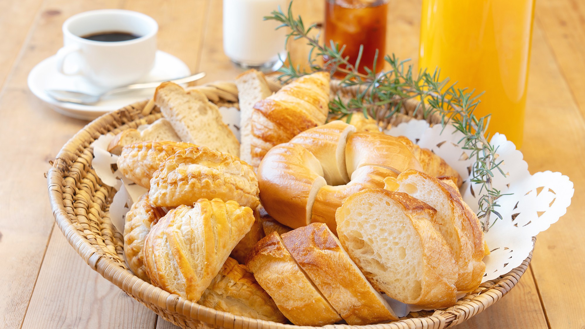 【朝食バイキング】パン各種