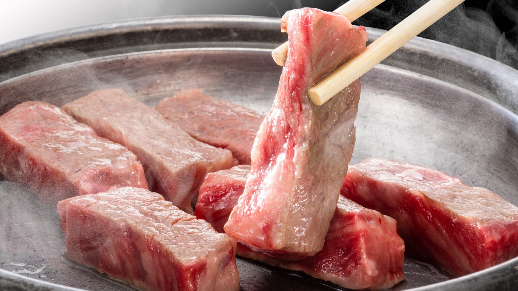 選べる山海グルメ -国産牛ステーキ一例-