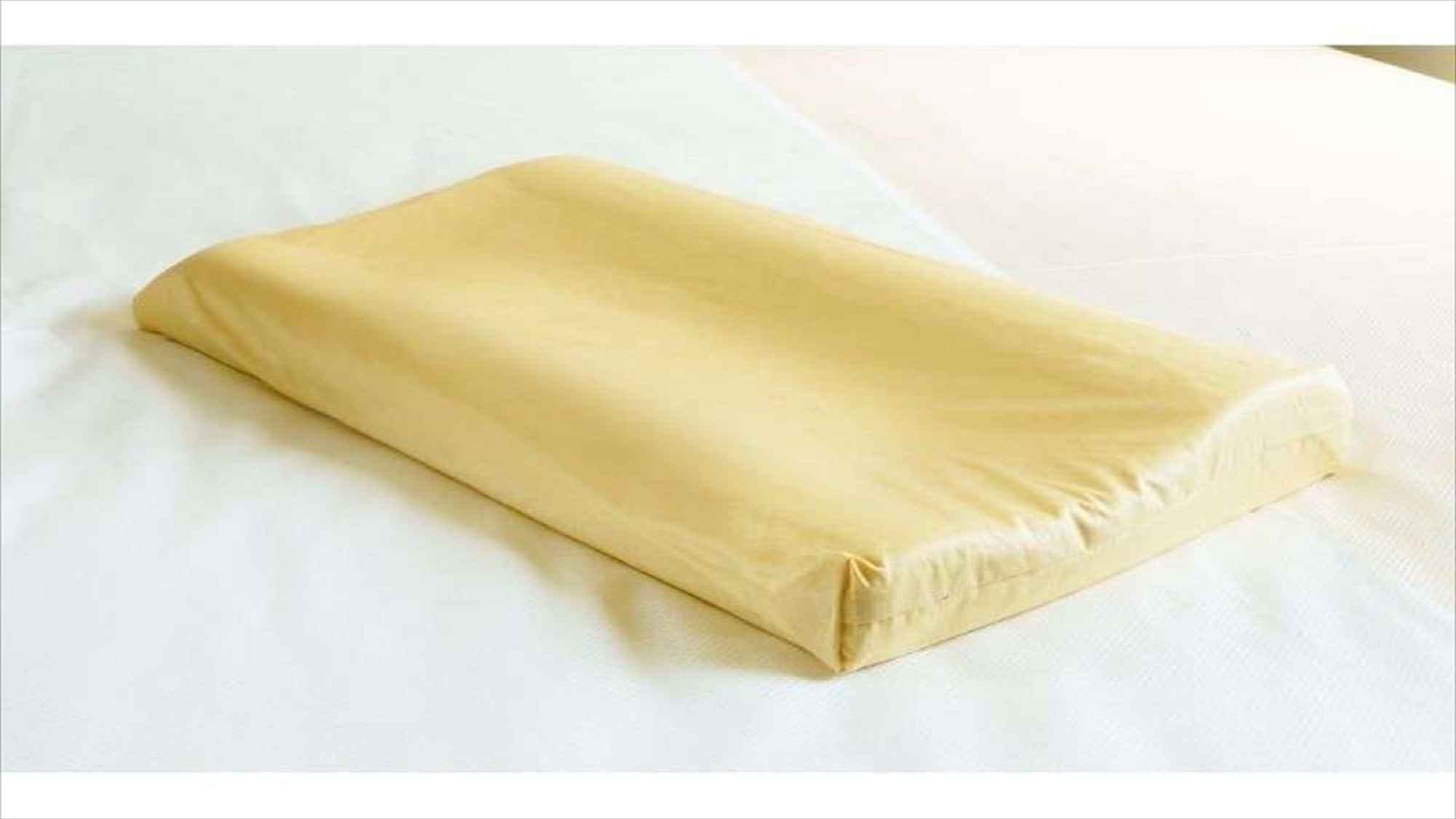 【Smart・貸出枕・数量限定】低反発黄色・・程よい硬さと高さです。初めての方はまずはお試しください