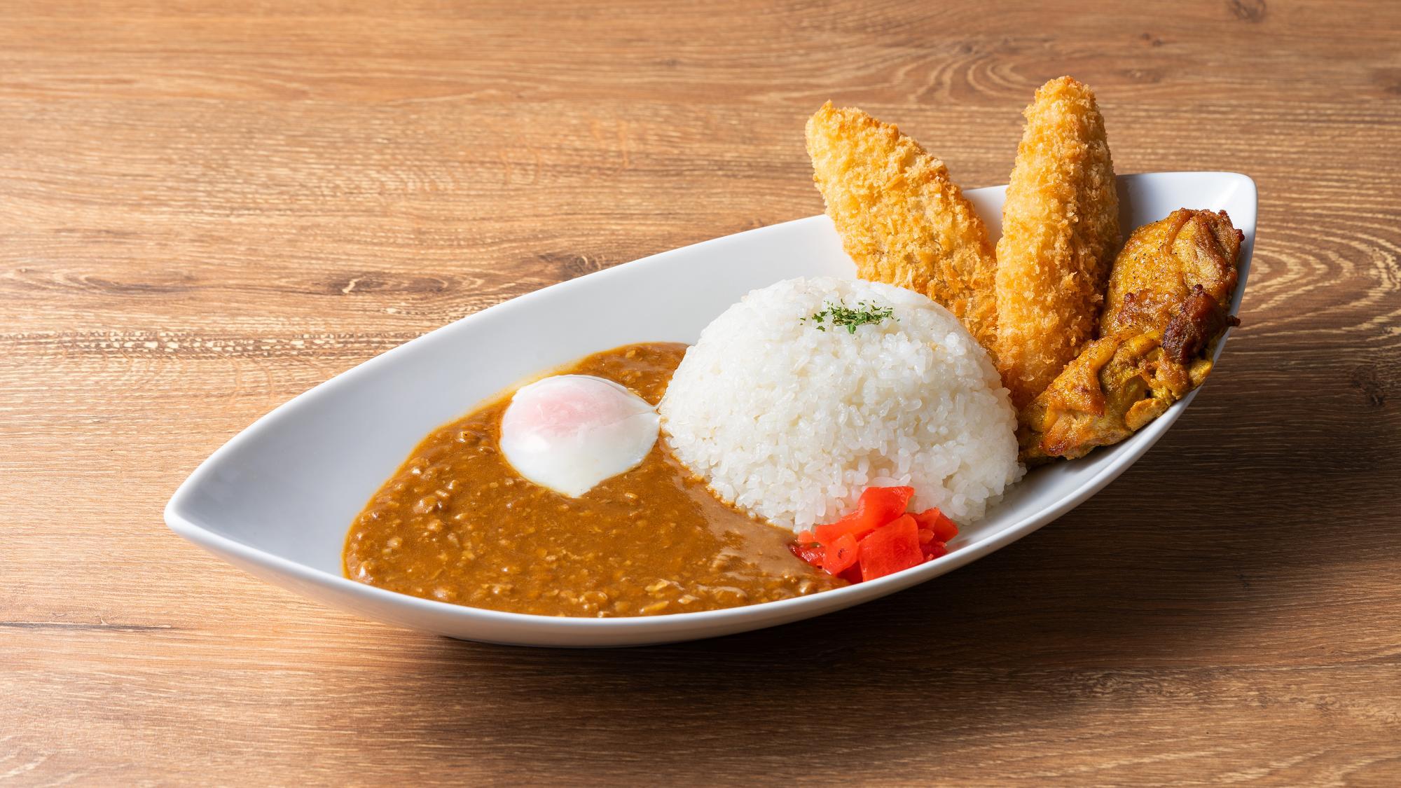 【朝食ビュッフェ】ランチメニューでも人気の高いカレー