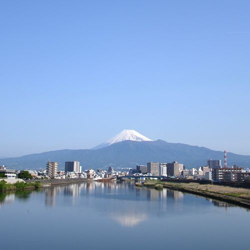 狩野川からの富士山