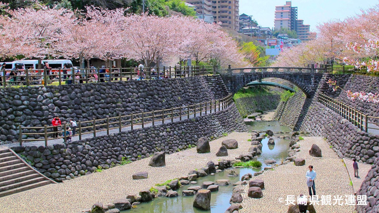 西山ダム公園 例年の見頃：3月下旬〜4月上旬／宿から車で約20分